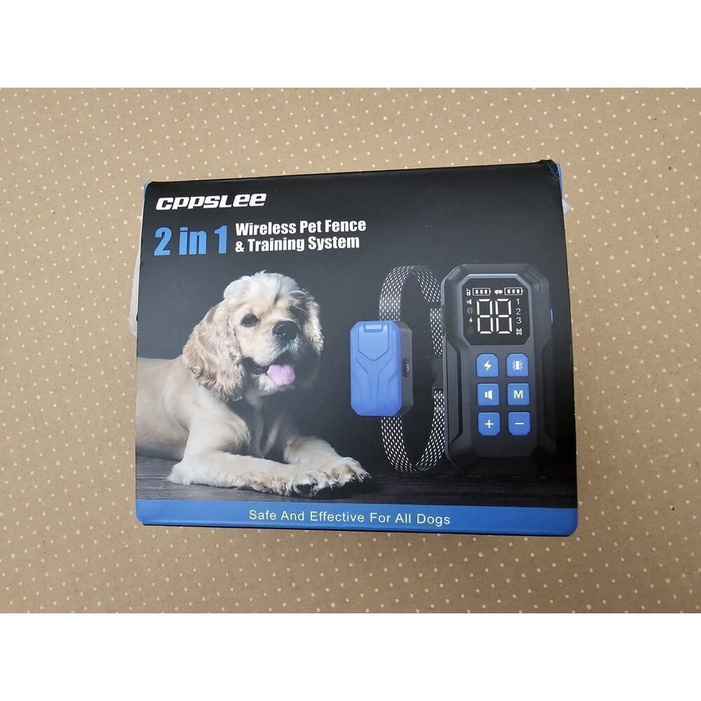 Electric Fence for Dogs 2 in 1 Wireless Pet Collar Fence All in OneTraining